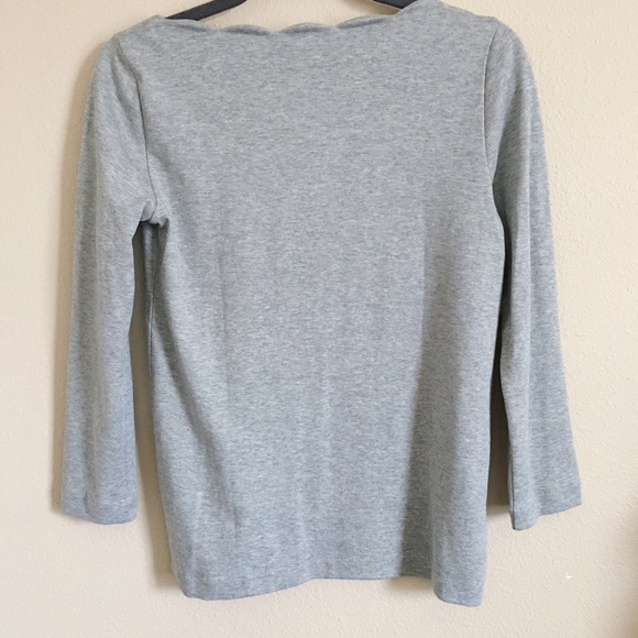 J.Crew Scallop Top - Picture 3 of 3